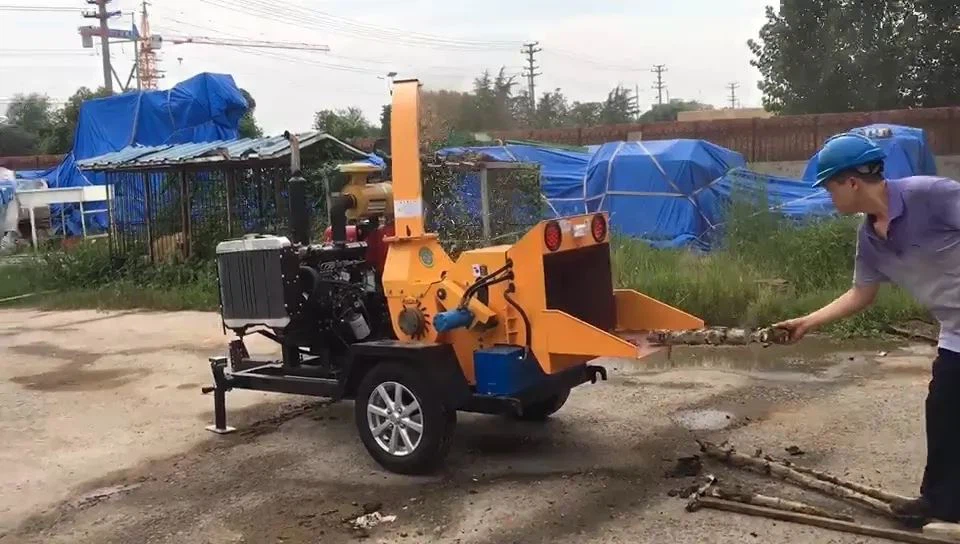 garden branch shredder machine