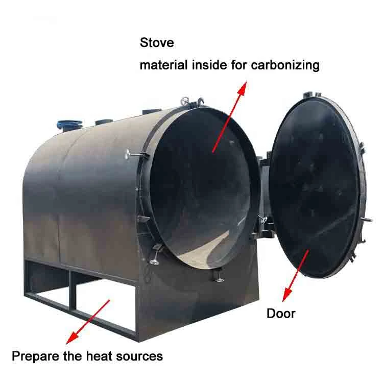 Small Wood Carbonization Furnace